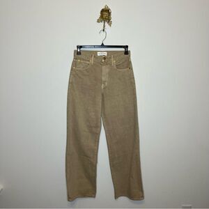SLVRLAKE Grace Wide Leg Jeans Pale Khaki 28